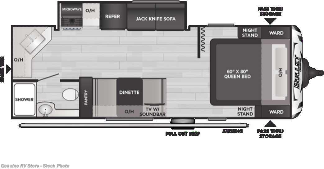 2025 KEYSTONE CROSSFIRE 2240RK, , floor-plans-day image number 0